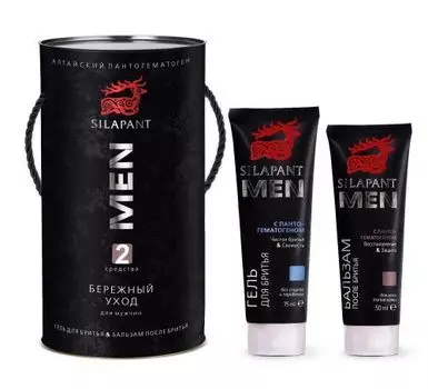 Silapant Men - Подарочный набор для бритья "Бережный уход"