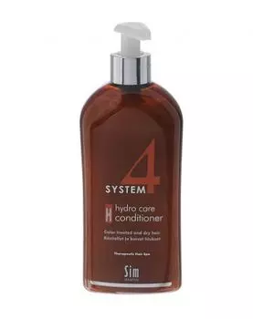 Sim Sensitive System 4 Therapeutic Hydro Care Conditioner H - Терапевтический бальзам «Н» для нормальных, сухих и поврежденных окрашиванием волос 500 мл