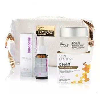 Skin Doctors Antiage - Набор Омоложение (Nurturing Sensitive Skin Serum питательная сыворотка для чувствительной кожи 25 мл, Beelift Крем омолаживающий против морщин и других признаков увядания кожи 50 мл)