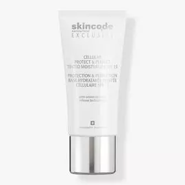 Skincode Exclusive Cellular Protect &amp; Perfect Tinted Moisturizer - Клеточный защитный и идеально увлажняющий тонирующий крем "Защита и улучшение" SPF15 30 мл