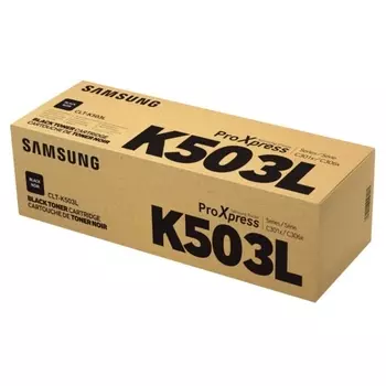 Картридж лазерный Samsung CLT-K503L/CLT-K503L/SEE, черный, 8000 страниц, оригинальный, для Samsung SL-C3060FR