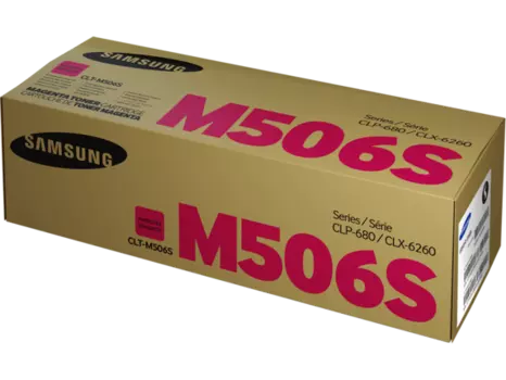 Картридж лазерный Samsung CLT-M506S/SU316A, пурпурный, 1500 страниц, оригинальный, для Samsung CLP-680/CLX-6260