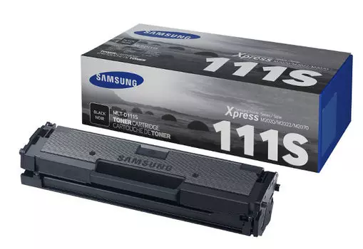 Картридж лазерный Samsung MLT-D111S/SU812A, черный, 1000 страниц, оригинальный для Samsung M2020/M2021/M2022/M2070