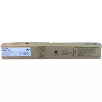 Картридж лазерный SHARP MX23GTMA, пурпурный, 10000 страниц, оригинальный для Sharp MX-1810/MX-2010/MX-2310/MX-2314/MX-2614/MX-3111/MX-3114