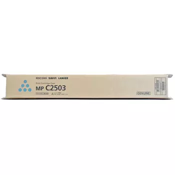 Картридж лазерный Ricoh MP C2503 C/841931, голубой, 5500 страниц, оригинальный для Ricoh Aficio-MPC2003 / MPC2503 / C2011