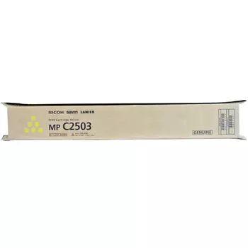 Картридж лазерный Ricoh MP C2503 Y/841929, желтый, 5500 страниц, оригинальный для Ricoh Aficio-MPC2003 / MPC2503 / C2011