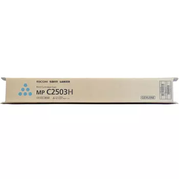 Картридж лазерный Ricoh MPC2503H C/841928, голубой, 9500 страниц, оригинальный для Ricoh Aficio-MPC2003 / MPC2503 / C2011