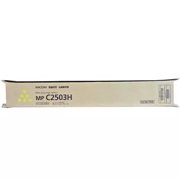 Картридж лазерный Ricoh MPC2503H Y/841926, желтый, 9500 страниц, оригинальный для Ricoh Aficio-MPC2003 / MPC2503 / C2011