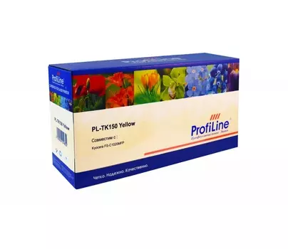 Картридж лазерный ProfiLine PL-TK-150Y/PL_TK-150Y_Y (TK-150Y/1T05JKANL0), желтый, 6000 страниц, совместимый для Kyocera FS-C1020/1020MFP/1020MFP Plus/1020MFPe без чипа
