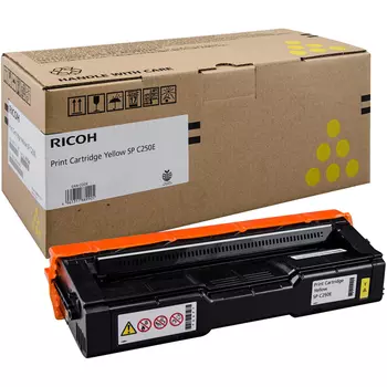 Картридж лазерный Ricoh SPC250E Y/407546, желтый, 1600 страниц, оригинальный для Ricoh SP-C250DN / C250SF