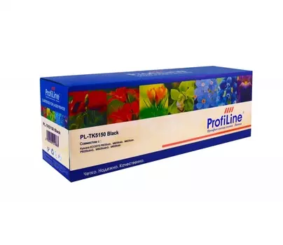 Картридж лазерный ProfiLine PL-TK-5150K/PL_TK-5150K_BK_WC (TK-5150K/1T02NS0NL0), черный, 12000 страниц, совместимый для Kyocera Ecosys M6035/6035cidn/6530/6530cidn/6535cidn, P6035cdn с бункером отработанного тонера без чипа