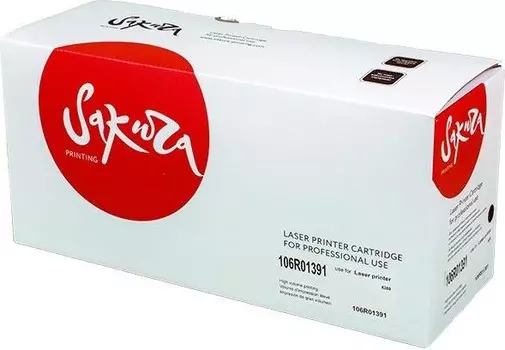 Картридж лазерный SAKURA SA106R01391 (106R01391), черный, 3000 страниц, совместимый, для Xerox Phaser 6280