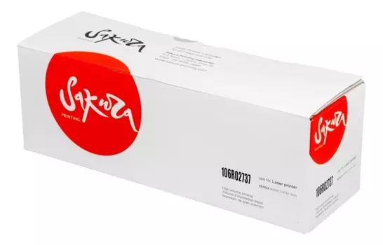 Картридж лазерный Sakura SA106R02737 (106R02737), черный, 6100 страниц, совместимый для Xerox WC 3655