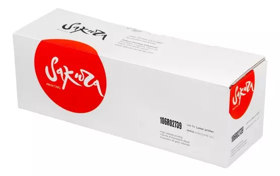 Картридж лазерный Sakura SA106R02739 (106R02739), черный, 14400 страниц, совместимый для Xerox WC 3655
