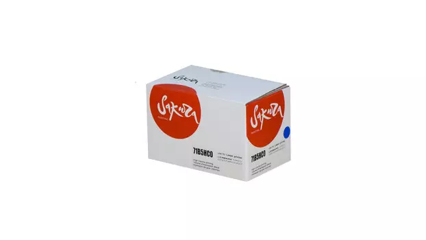 Картридж лазерный Sakura SA71B5HC0 (71B5HC0), голубой, 3500 страниц, совместимый для Lexmark CS417dn/ CS517de/ CX417de/ CX517de