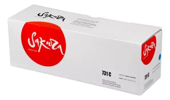 Картридж лазерный Sakura SA731C (731C/6271B002), голубой, 1500 страниц, совместимый для Canon i-sensys LBP7100C/7110C