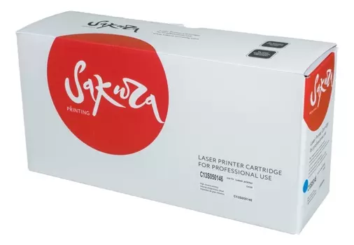 Картридж лазерный SAKURA SAC13S050146 (0146/C13S050146), голубой, 8000 страниц, совместимый для Epson Aculaser C4100