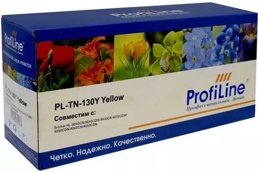 Картридж лазерный ProfiLine PL-TN-130Y (TN-130Y), желтый, 1500 страниц, совместимый для Brother DCP-9040/DCP-9040CN/HL-4040/HL-4040CN/HL-4050/HL-4050CDN/MFC-9440/MFC-9440CN/MFC-9450/MFC-9450CDN/DCP-9042/DCP-9045/HL-4070/MFC-9840/HL-4070CDW/DCP-9042CDN/DCP-9045CDN/MFC-9840CDW/MFC-9850CDN