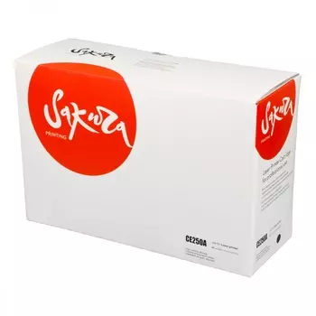 Картридж лазерный SAKURA SACE250A (504A/CE250A), черный, 5000 страниц, совместимый для LJ CM3530/CM3530fs, CP3525/CP3525n/CP3525dn/CP3525x