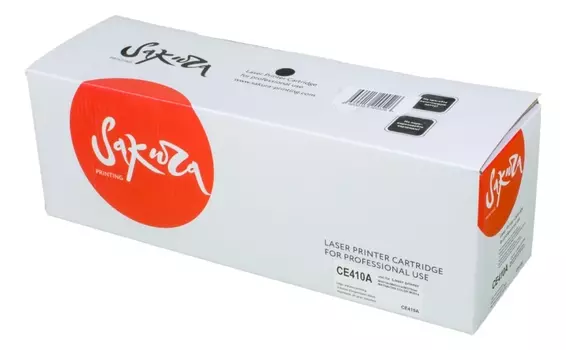 Картридж лазерный Sakura SACE410A (CE410A), черный, 2200 страниц, совместимый для LJ 300 Color MFP M375N, LJ Pro 400 Color M451DN/M451DW/451NW/MFP M475DW/M475DN
