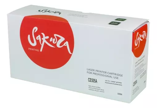Картридж лазерный Sakura SACE505A (CE505A), черный, 2300 страниц, совместимый для LJ 400M/401DN P2035/P205