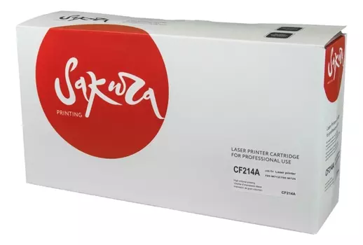 Картридж лазерный Sakura SACF214A (14A/CF214A), черный, 10000 страниц, совместимый для LaserJet Enterprise 700 M712n/dn/M725