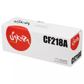 Картридж лазерный Sakura SACF218A (18A/CF218A), черный, 1400 страниц, совместимый для LJ Pro M104a/M104w/M132a/M132fn/M132fw/M132nw