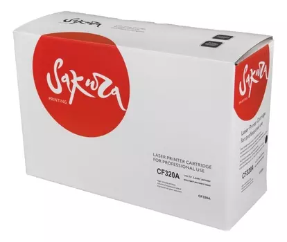 Картридж лазерный SAKURA SACF320A (№652A/CF320A), черный, 11500 страниц, совместимый, для LJE M651, MFP M680, Flow MFP M680