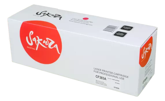 Картридж лазерный Sakura SACF383A (CF383A), пурпурный, 2700 страниц, совместимый для Color LaserJet Pro MFP M479