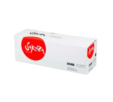 Картридж лазерный Sakura SACF540A (№203A/CF540A), черный, 1400 страниц, совместимый для M254 / MFP M280 / 281 без чипа