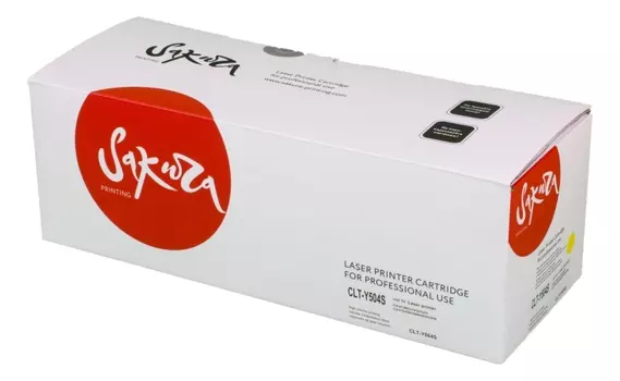 Картридж лазерный Sakura SACLTY504S (CLT-Y504S/CLT-Y504S/SEE), желтый, 1800 страниц, совместимый для Samsung CLP-415, CLX-4195, SL-C1810, SL-C1860