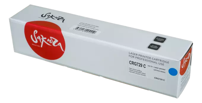 Картридж лазерный Sakura SACRG729C (729 C/4369B002), голубой, 1000 страниц, совместимый для Canon LBP 7010C/7018C