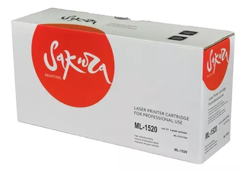 Картридж лазерный Sakura SAML1520 (ML-1520D3/ML-1520D3/SEE), черный, 3000 страниц, совместимый для Samsung ML-1520/1520P