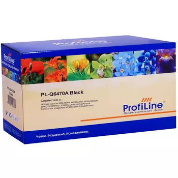 Картридж лазерный ProfiLine PL-Q6470A, черный, 6000 страниц, совместимый, для CLJ CP3505/CP3505N/CP3505DN/3600/3600N/3600DN/3800/3800N/3800DN/3800DTN, Canon LBP5300/LBP5360