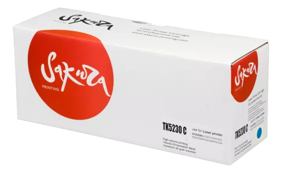 Картридж лазерный Sakura SATK5230C (TK-5230C/1T02R9CNL0), голубой, 2200 страниц, совместимый для Kyocera P5021cdn/M5521cdn