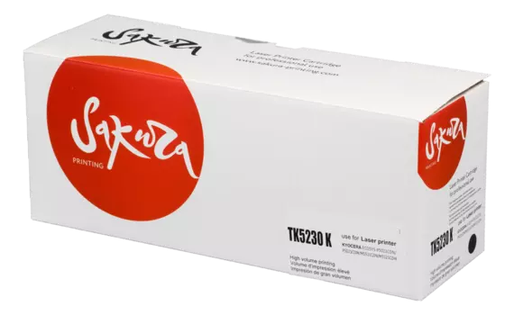 Картридж лазерный Sakura SATK5230K (TK-5230K/1T02R90NL0), черный, 2600 страниц, совместимый для Kyocera P5021cdn/M5521cdn