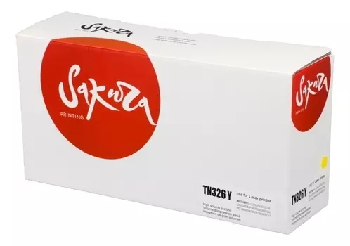 Картридж лазерный Sakura SATN326Y (TN-326Y), желтый, 3500 страниц, совместимый для Brother HL-8250, DCP-8450, MFC-8650