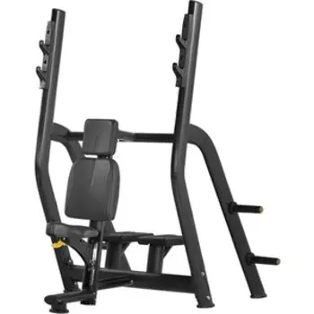 Cкамья для жима Bronze Gym H-025B (черный) вертикальная