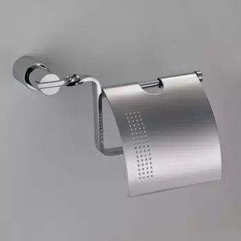 Держатель туалетной бумаги Schein с крышкой, хром (056B-2)