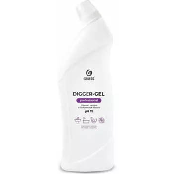 Чистящее средство GRASS Professional Digger-Gel для прочистки канализационных труб, 1 л(125569)