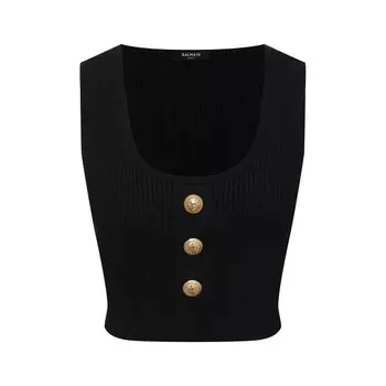 Топ из вискозы Balmain