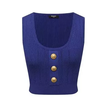 Топ из вискозы Balmain