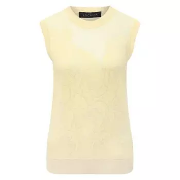 Топ из вискозы и хлопка Escada