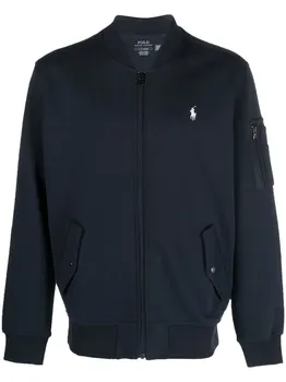 Пуловер на молнии с длинными рукавами POLO RALPH LAUREN, синий