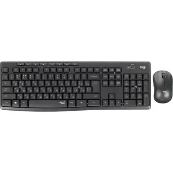 Набор клавиатура+мышь Logitech MK295 Silent Wireless Combo черный