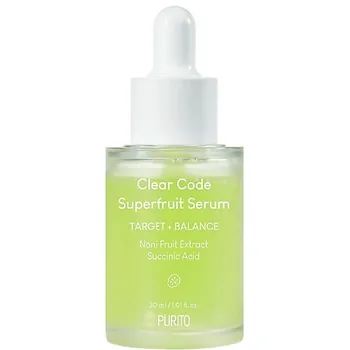 PURITO Сыворотка для лица с экстрактом нони Clear Code Superfruit Serum