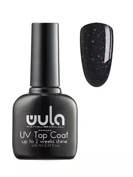 WULA NAILSOUL Верхнее покрытие с шиммером Soft shimmer Top Coat, тон 105
