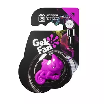 WISPER Ароматизатор для авто GekoFan Pink 1
