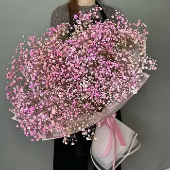 WISTERIA Гранд букет из розовых гипсофил