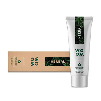 WO OM Натуральная зубная паста с конопляным маслом WOOM HERBAL+